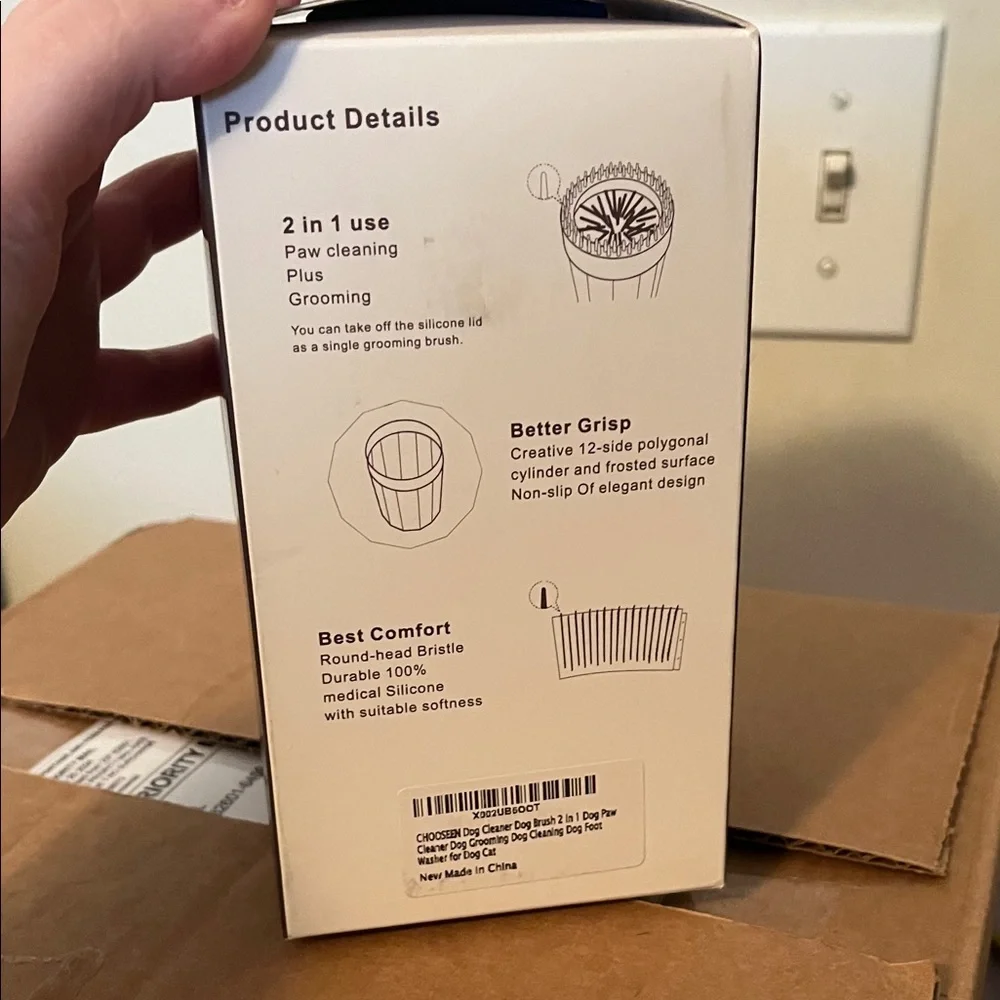 Pet Paw Cleaner - Gray